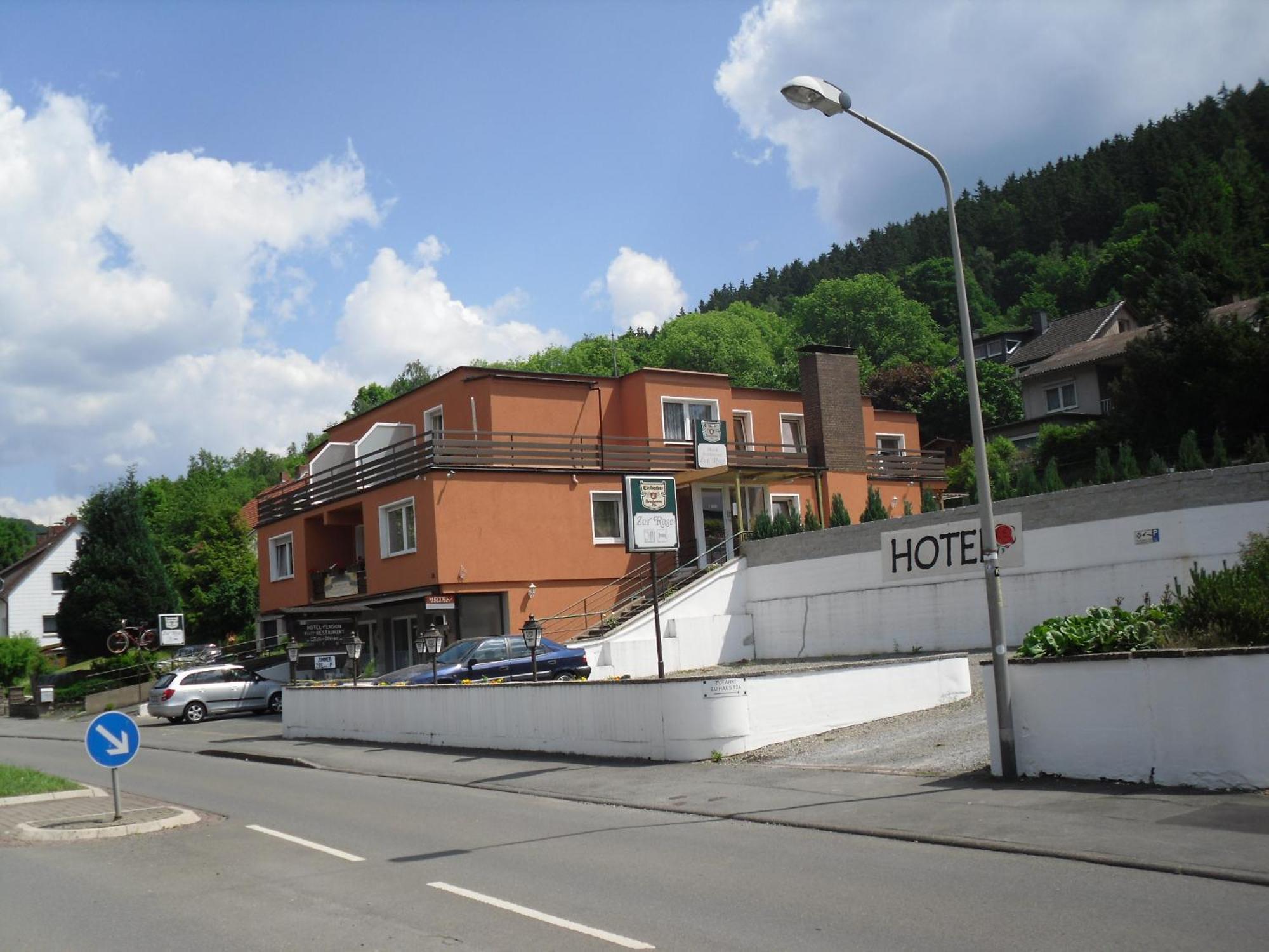 Hotel Zur Rose Bad Karlshafen Exterior foto